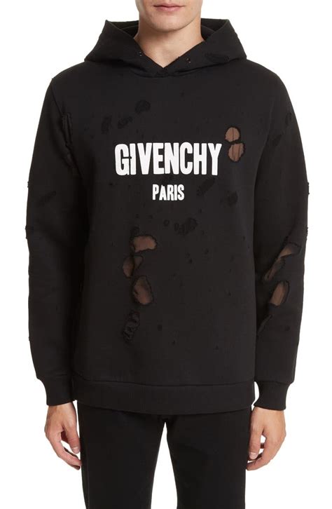 givenchy damen hoodie|givenchy hoodie distressed.